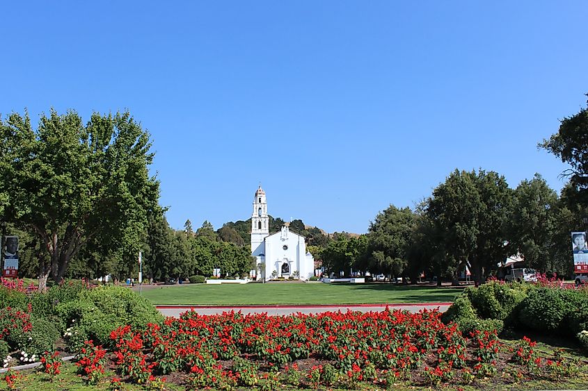 A church in Moraga, California.