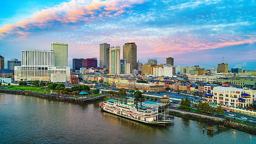 Mississippi river new orleans