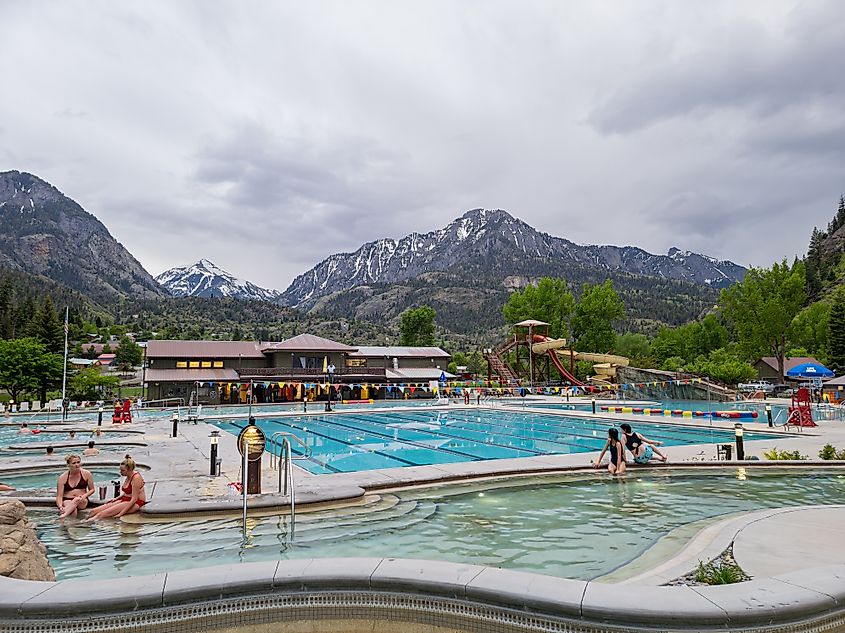 Daytime view of Ouray Hot Springs Pool and Fitness Center of Ouray