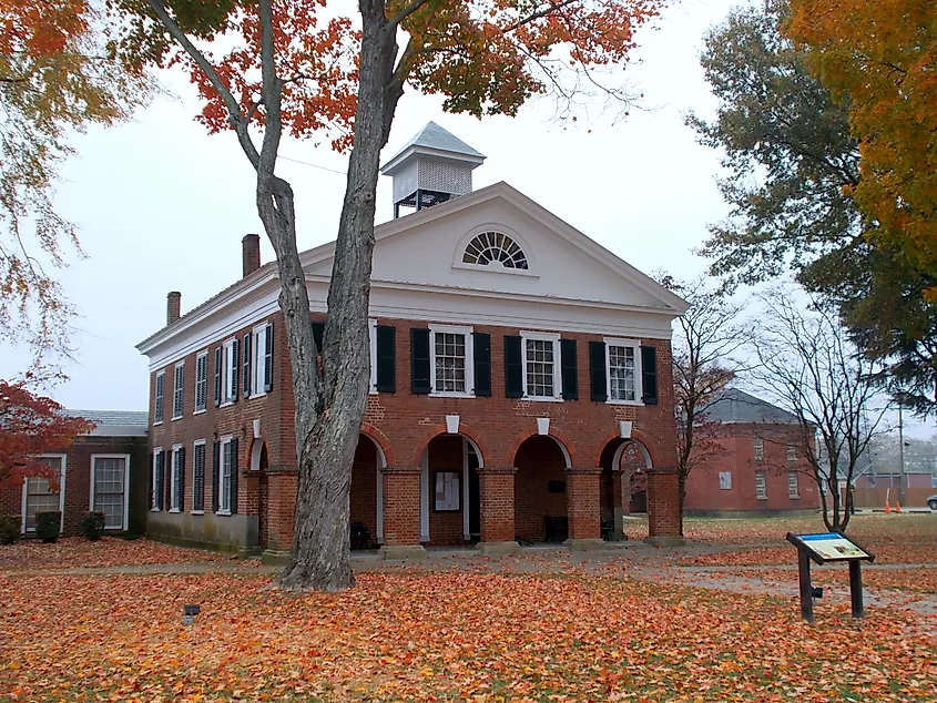 Caroline County Courthouse.