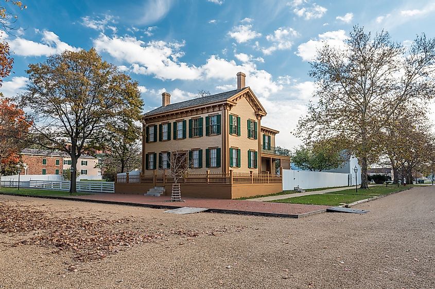 Abraham Lincoln House in Springfield, Illinois