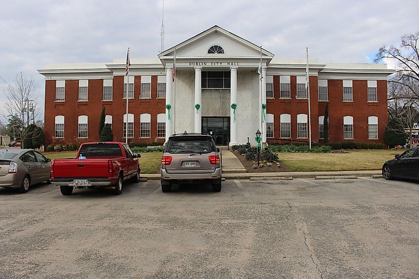 The City Hall in Dublin, Georgia.