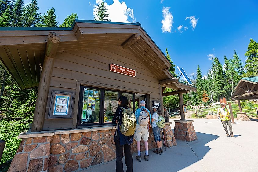 Ranger station in Colorado.