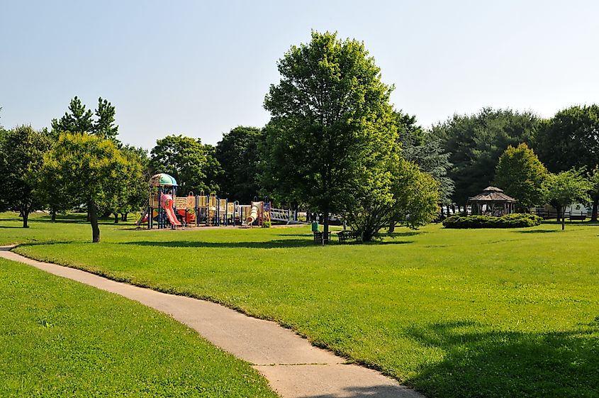 Swift Memorial Park in Hockessin, Delaware.