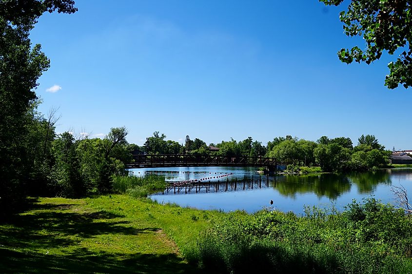 Red Bridge Park in Park Rapids, Minnesota.