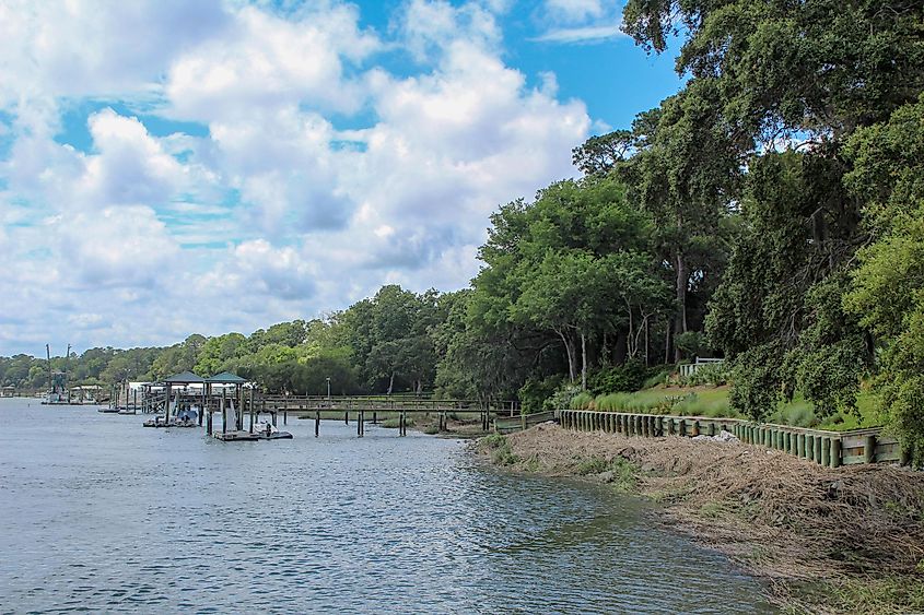 Along the Water in Bluffton, South Carolina.