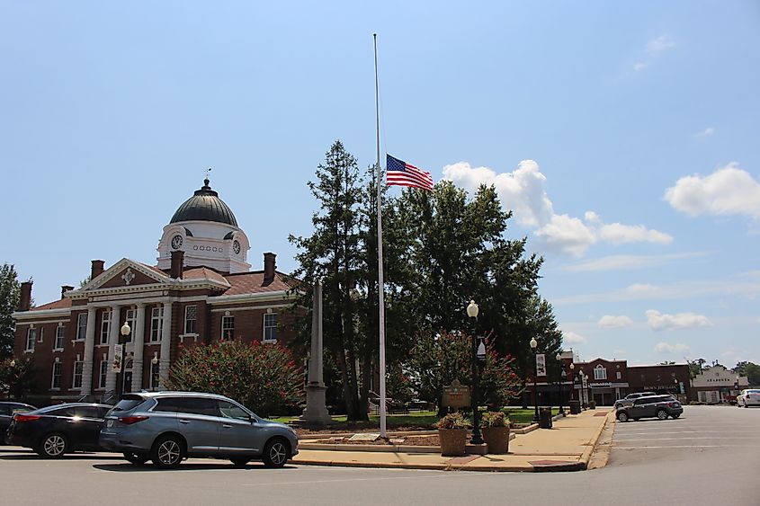 Blakely Court Square Historic District, Blakely, Georgia. Editorial credit: Michael Rivera - Own work, CC BY-SA 4.0, https://commons.wikimedia.org/w/index.php?curid=109895599