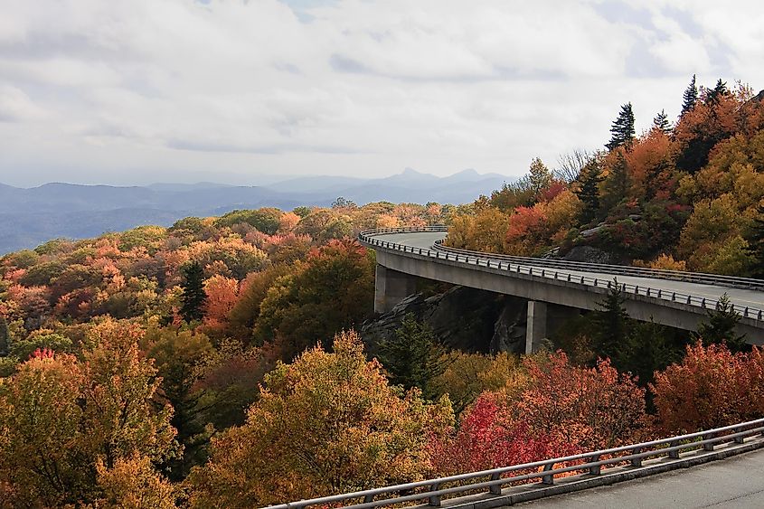 Linn Cove Viaduct on the Blue Ridge Parkway