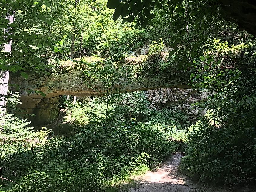 Pomona Natural Bridge, Illinois.