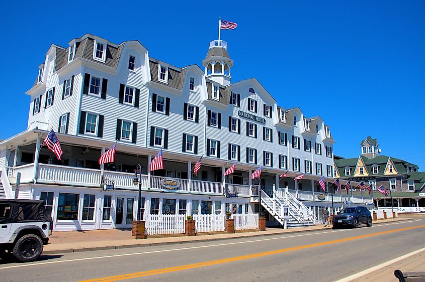 The National Hotel in New Shoreham, Rhode Island.