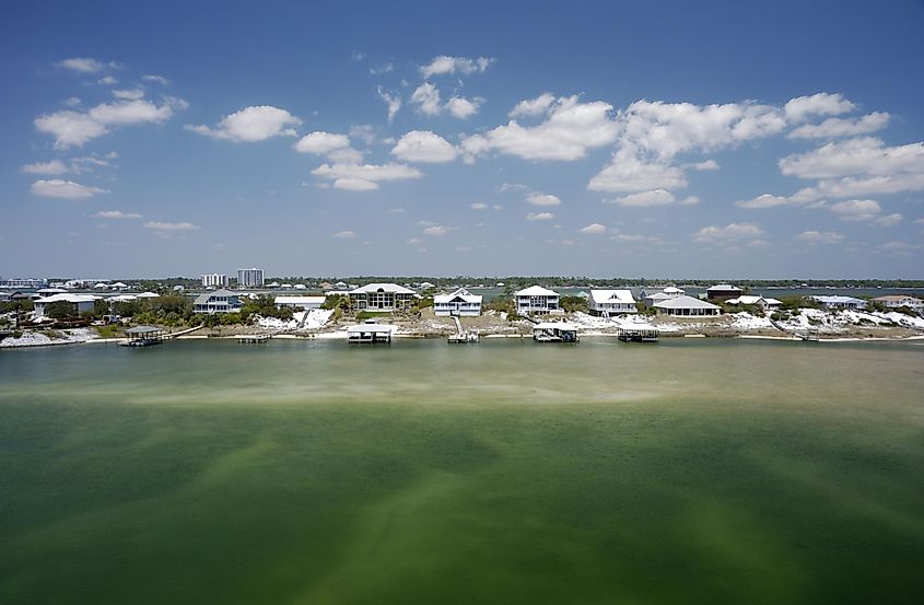 The Gulf coast of Alabama.