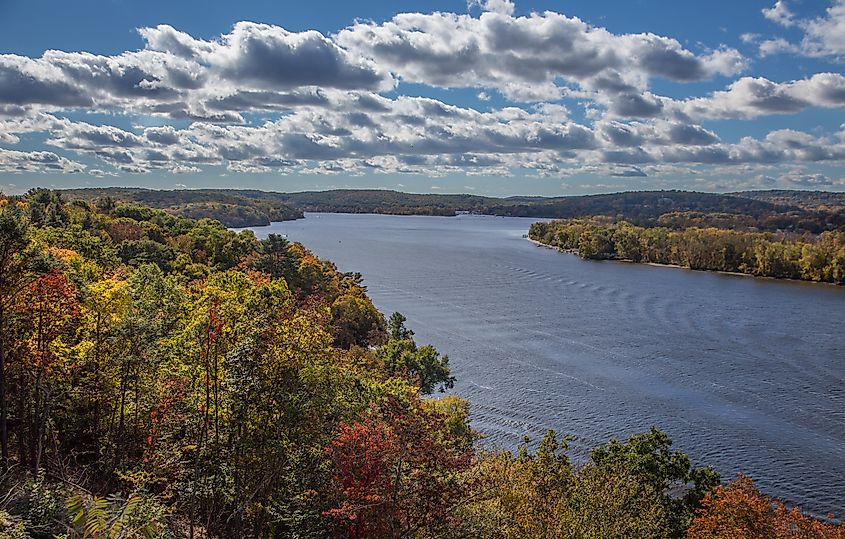 The Connecticut River in Essex, Connecticut
