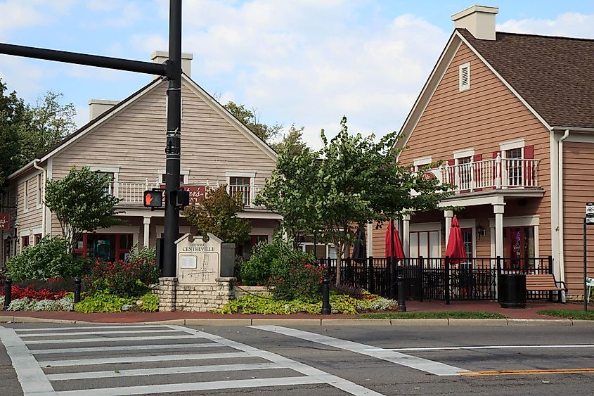 Centerville Historic District in Ohio