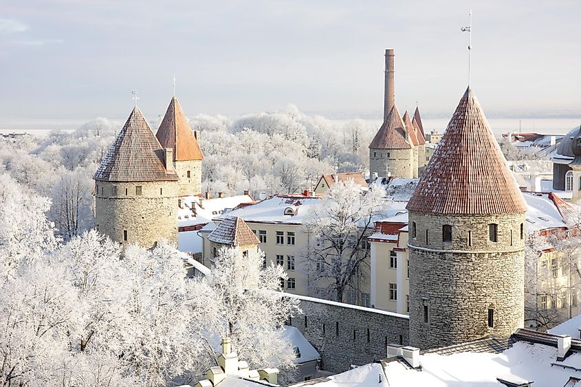 old town in Tallinn, Estonia