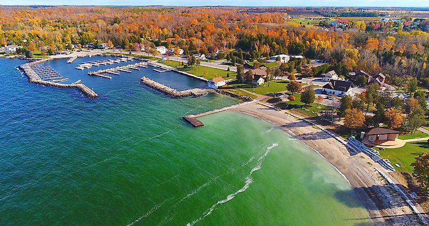 Sister Bay harbor, Door County, Wisconsin