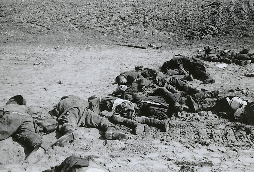 Russian casualties during German invasion of the Soviet Union in Summer 1941 Editorial credit: Everett Collection / Shutterstock.com