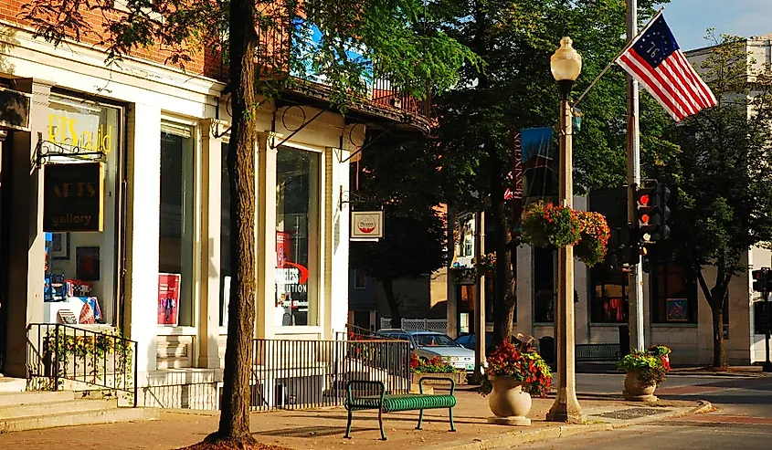 Downtown Bennington.