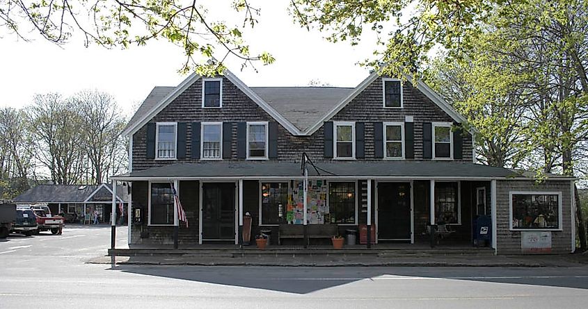 Alley's General Store in the town of West Tisbury, Massachusetts.
