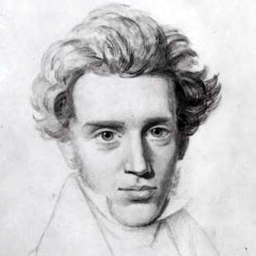 Sketch of Søren Kierkegaard