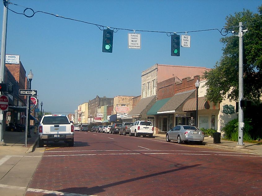 Main Street in Minden, Indiana.
