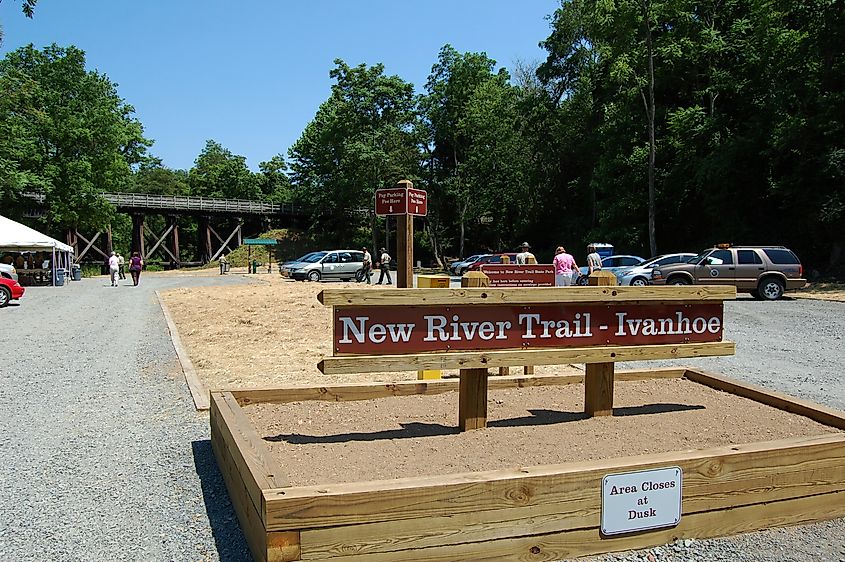 Parking Lot Dedication at Ivanhoe, Virginia