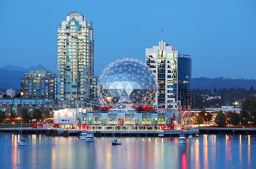 The gorgeous skyline of Vancouver, British Columbia.