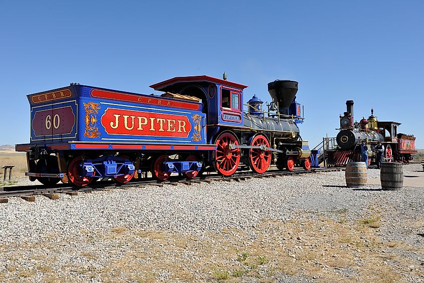Golden Spike National Historic Park, Promontory Point, Utah.