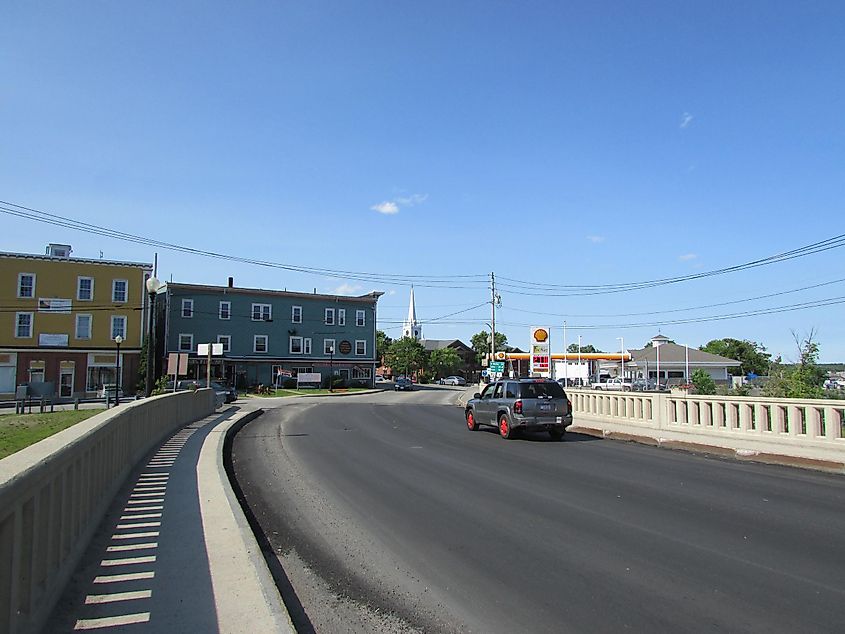 Bridge on Route 1 in Machias, via 