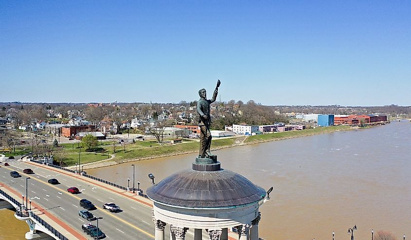 Butler County Soldiers Monument Civil War Statue fort Hamilton Ohio