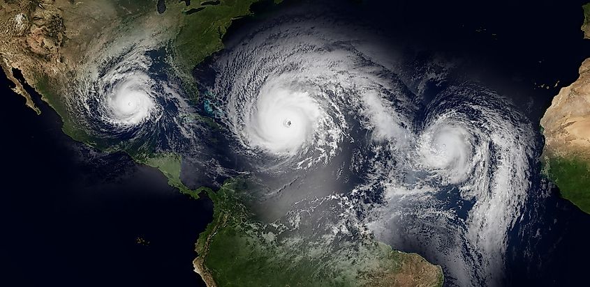 Hurricane Formations On Hurricane Alley 