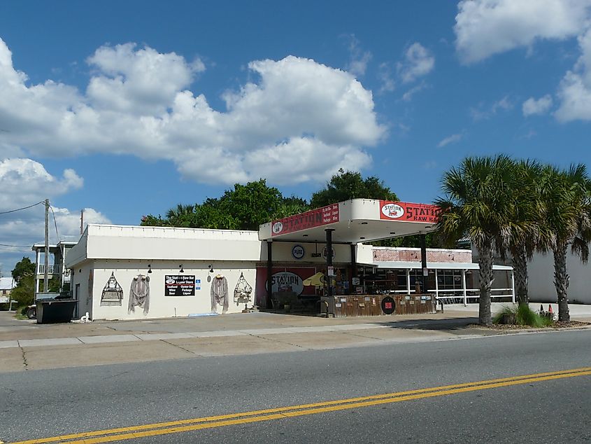 The Station Raw Bar in Apalachicola, Florida.