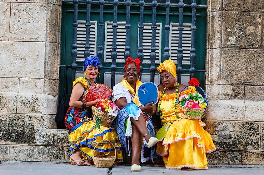 Cuban ladies in Havana