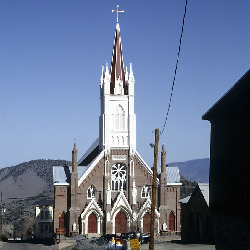 Catholic Church Saint Mary of Virginia City, Nevada.