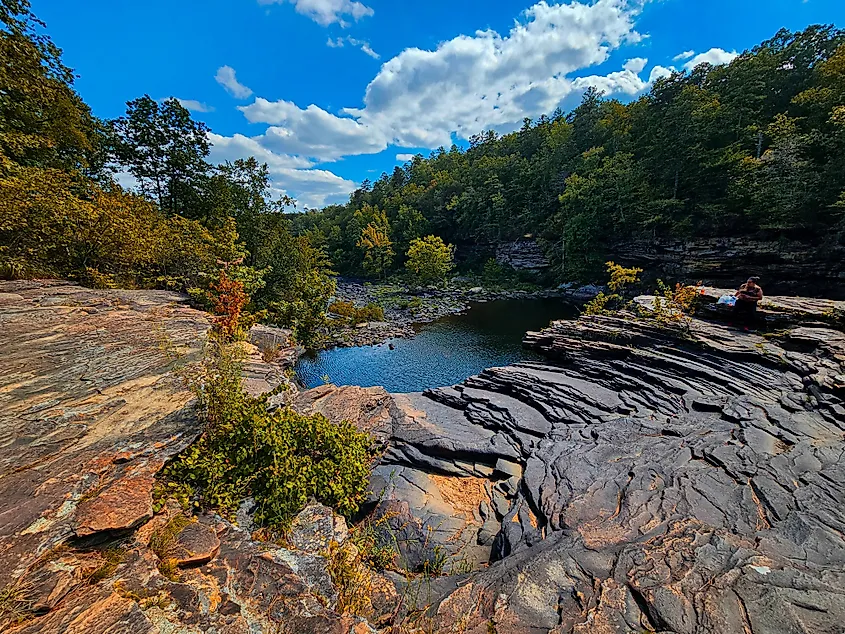 Beautiful scenery near Fort Payne, Alabama