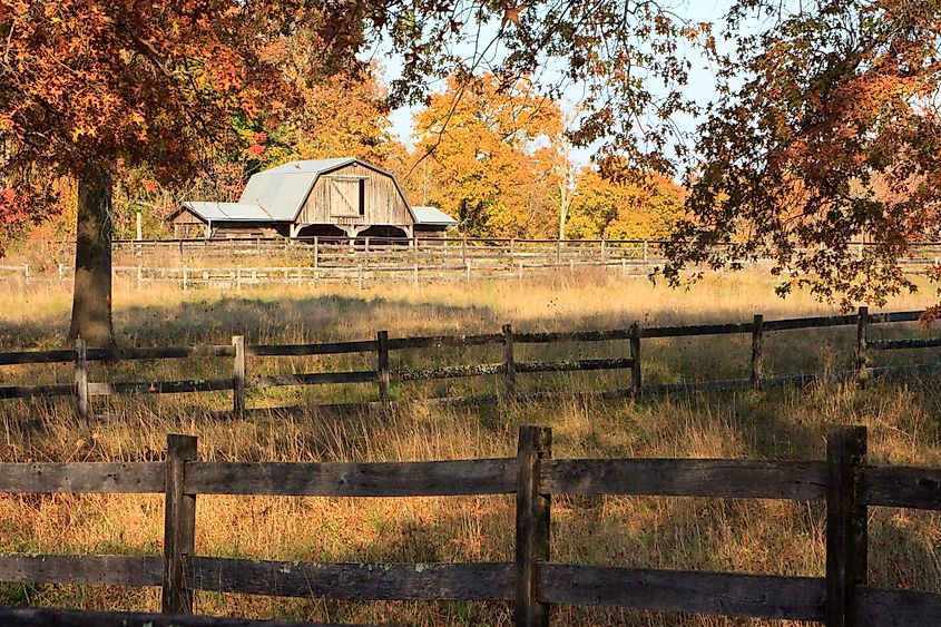 Hudson River Valley near Rhinebeck, New York.