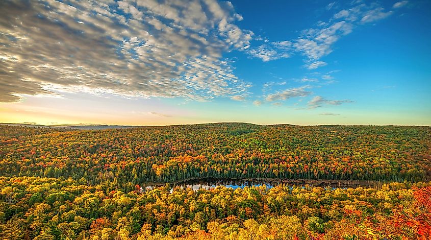 Brockway Mountain Copper Harbor Michigan.