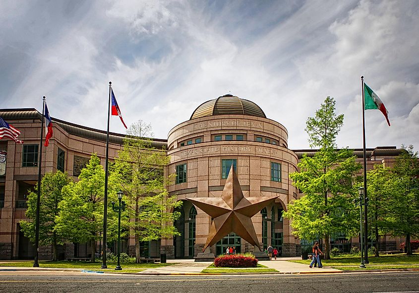 Bullock Texas State History Museum in Austin, Texas.