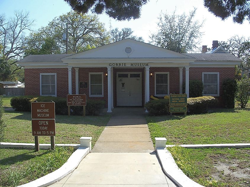 The John Gorrie State Museum — in Apalachicola, Florida.