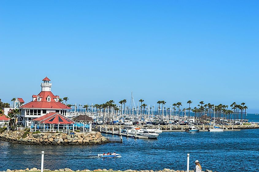 Shoreline on Long Beach, California, via Lisa Bronitt / Shutterstock.com