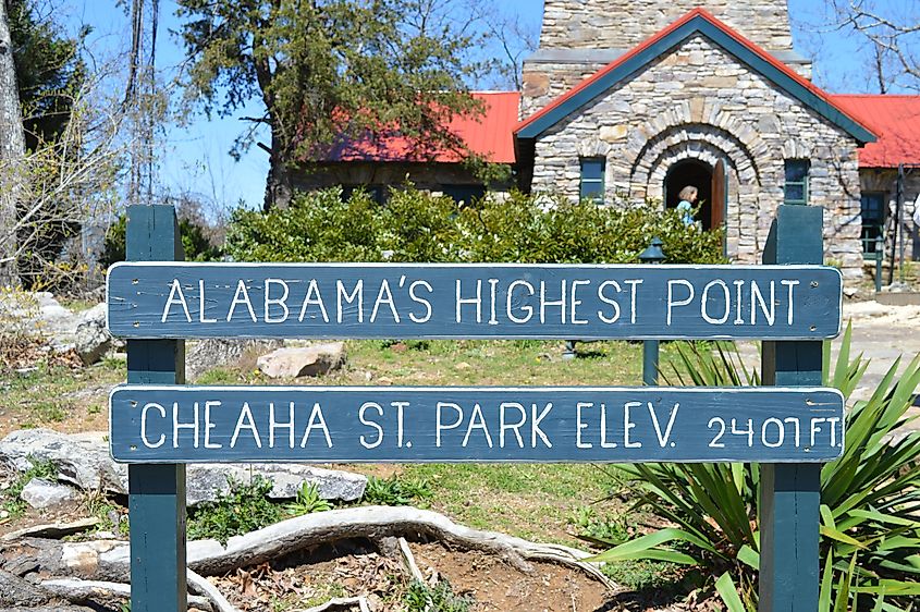 Mount Cheaha — Alabama's Highest Point (2407 ft/734 m)