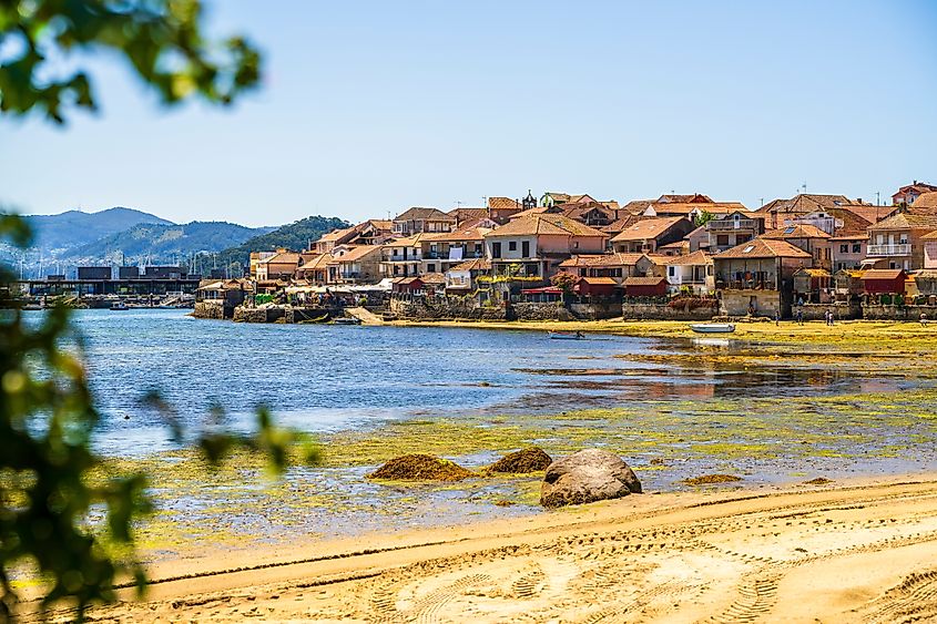 The coastline in Combarro, Spain.