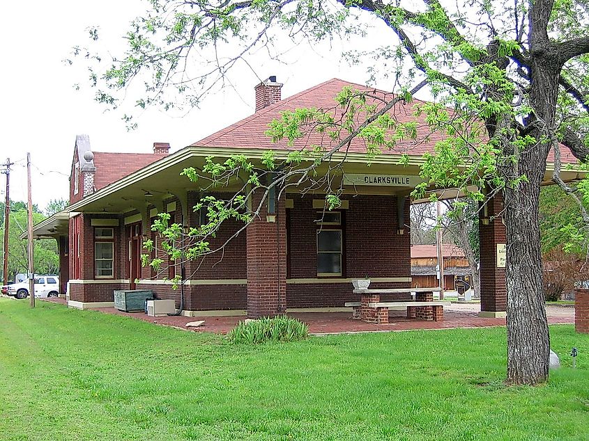 Old Train station in Clarksville, Arkansas.