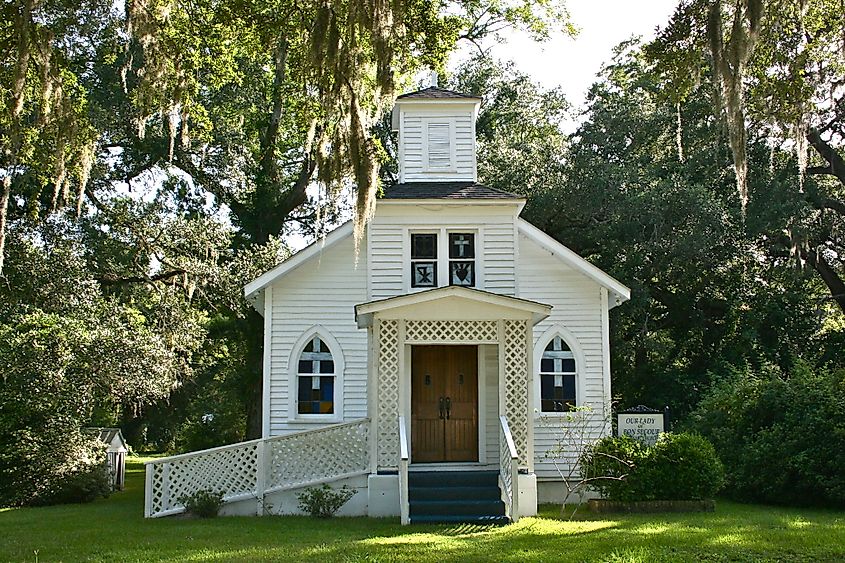 Old church in Magnolia Springs, Alabama. Image credit: Kellie CA via Flickr.com