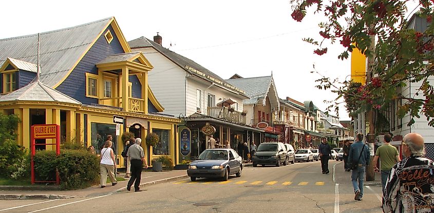 Street view in Baie-Saint-Paul, Quebec
