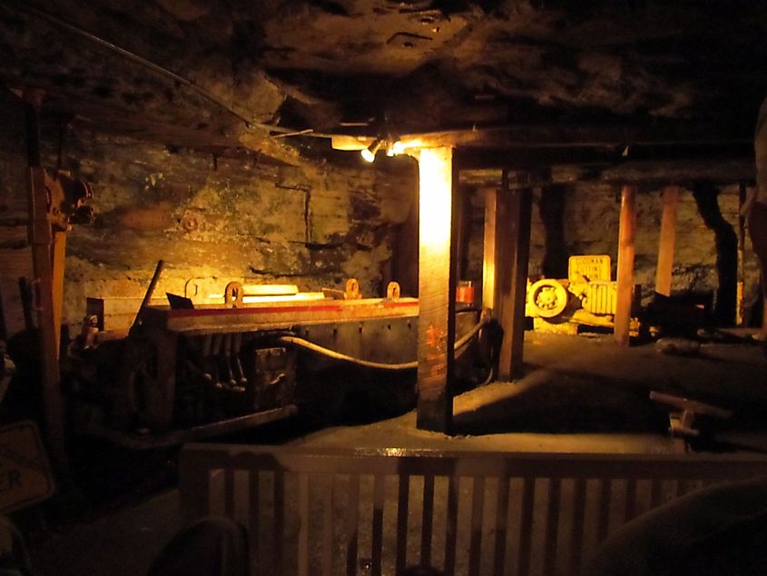 The Exhibition Coal Mine in Beckley, West Virginia.