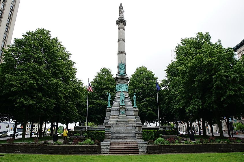 The Soldiers and Sailors Monument at Lafayette Square, Buffalo (New York)