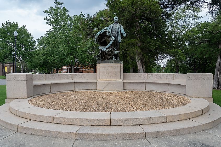 Booker T. Washington Monument in Tuskegee, Alabama