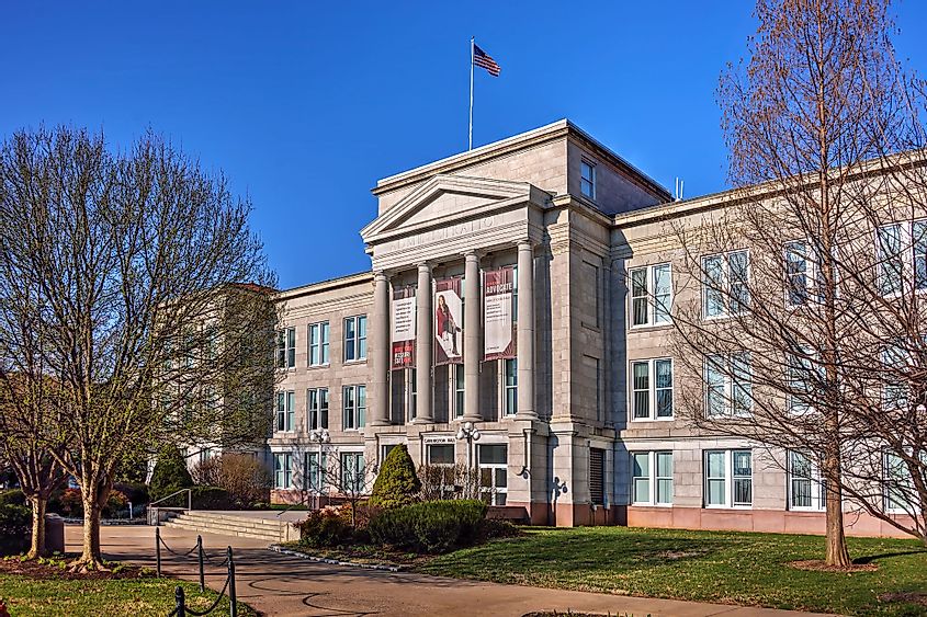 Administrative Building of the Missouri State University in Springfield, Missouri