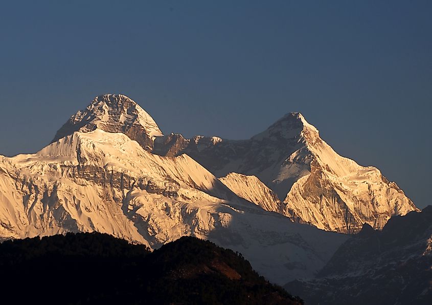 Mount Nanda Devi peaks