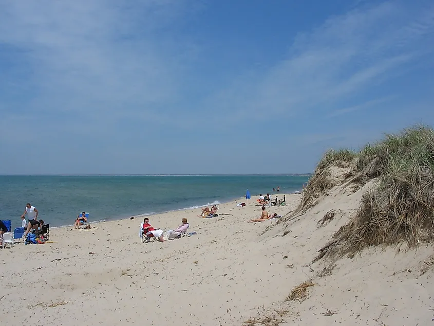 Linnell Landing Beach, on Cape Cod Bay.